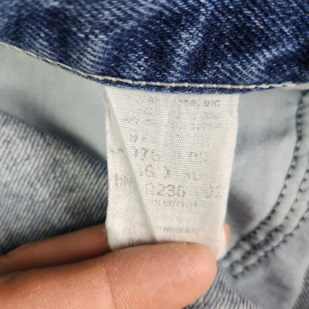 Wrangler Jeans Mens 36x30 Blue Denim 5-Pocket Workwear‎ Authentic Straight Leg